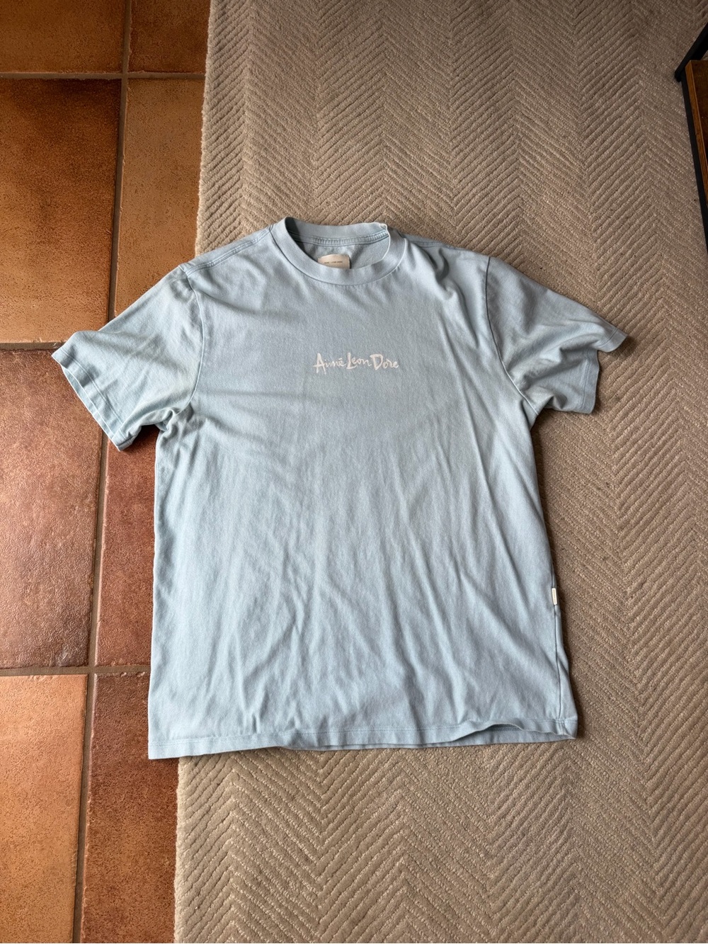 Great condition ALD Light Blue Men's Short-Sleeve